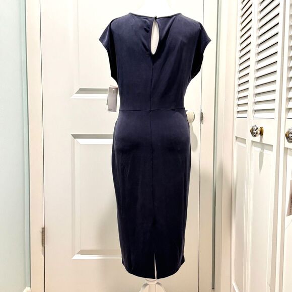 Nordstrom Rack Side Knot Modal Blend Midi Dress, Small - Picture 2 of 5